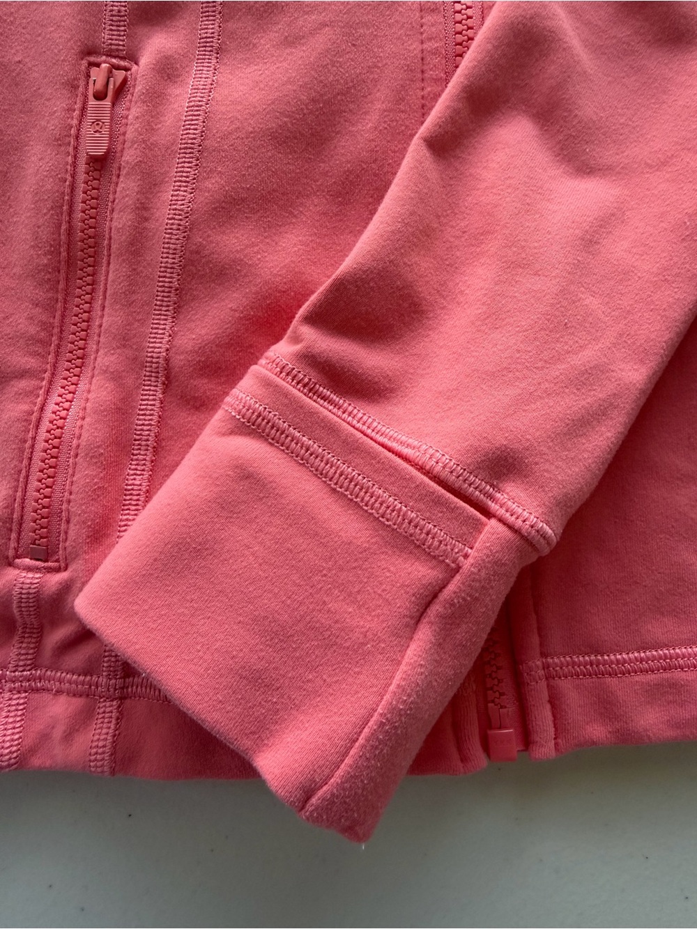 Lululemon Define Jacket Luon Raspberry Cream Size 6 - Picture 14 of 16